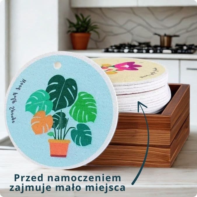 Gąbka EcoPuf - Rośnie z wodą, działa z siłą jednego pociągnięcia